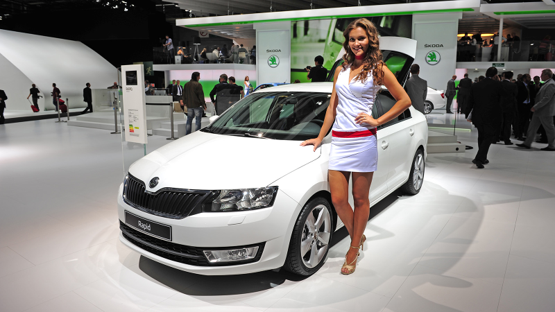 Illustration for article titled The Lovely Booth Professionals Of The 2012 Paris Motor Show